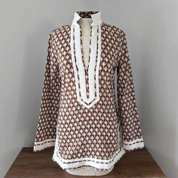 Tory Burch Tops - Tory Burch Printed Cotton Tunic